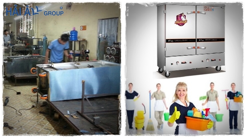 vệ sinh sửa chữa tủ cơm công nghiệp