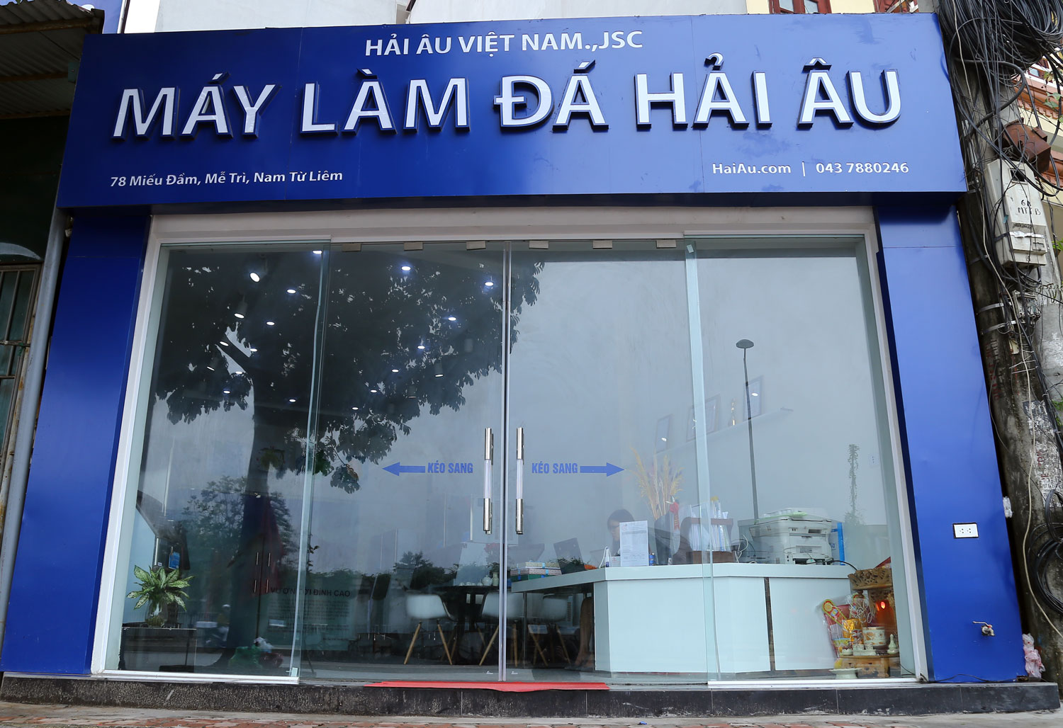 showroom máy làm đá Hải Âu showroom máy làm đá Hải Âu