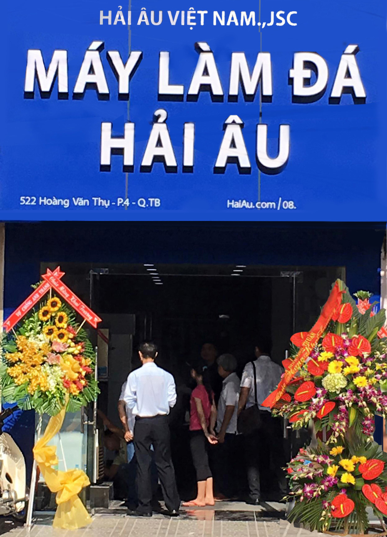 Showroom máy làm đá Hải Âu Showroom máy làm đá Hải Âu